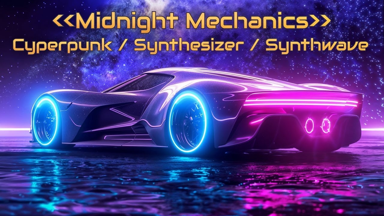 Midnight Mechanics - Cyberpunk Synthesizer Synthwave Electro Music | Live Stream