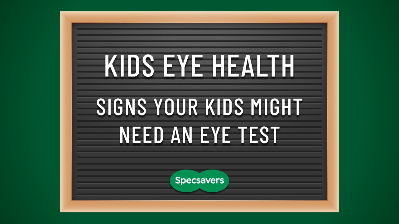 Kids eye health: Signs your kids might need an eye test