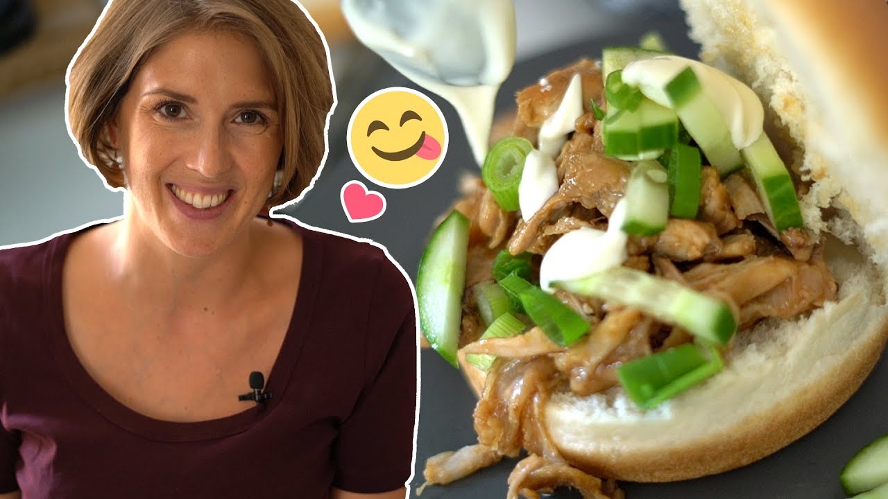 Pulled Hoisin Chicken Burger | Family-Friendly Recipe