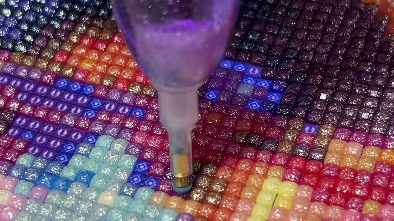 【ASMR】Starlit Jar ⭐️Part２／ダイヤモンドアート 💎 Diamond painting