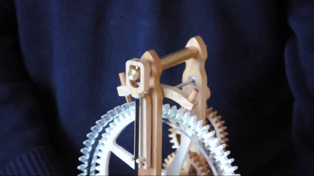 Brian Law's Woodenclocks-Clock 12-Final Assembly