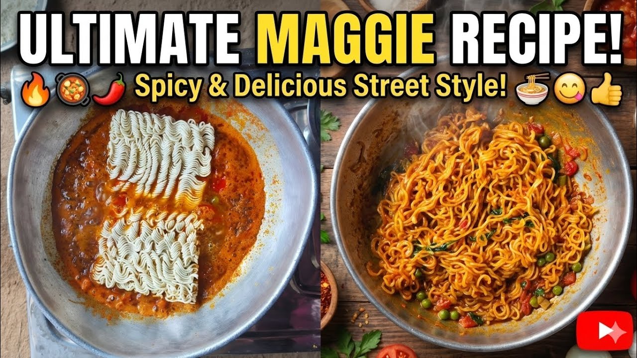 मैगी ऐसे बनाओ कि स्वाद दोगुना हो जाए 😋 | Dhaba Style Maggi