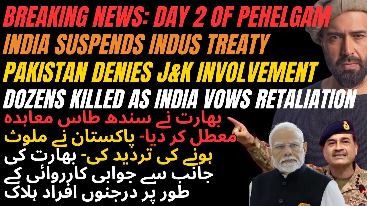 BREAKING: India Suspends Indus Waters Treaty - What's Next for Pakistan?