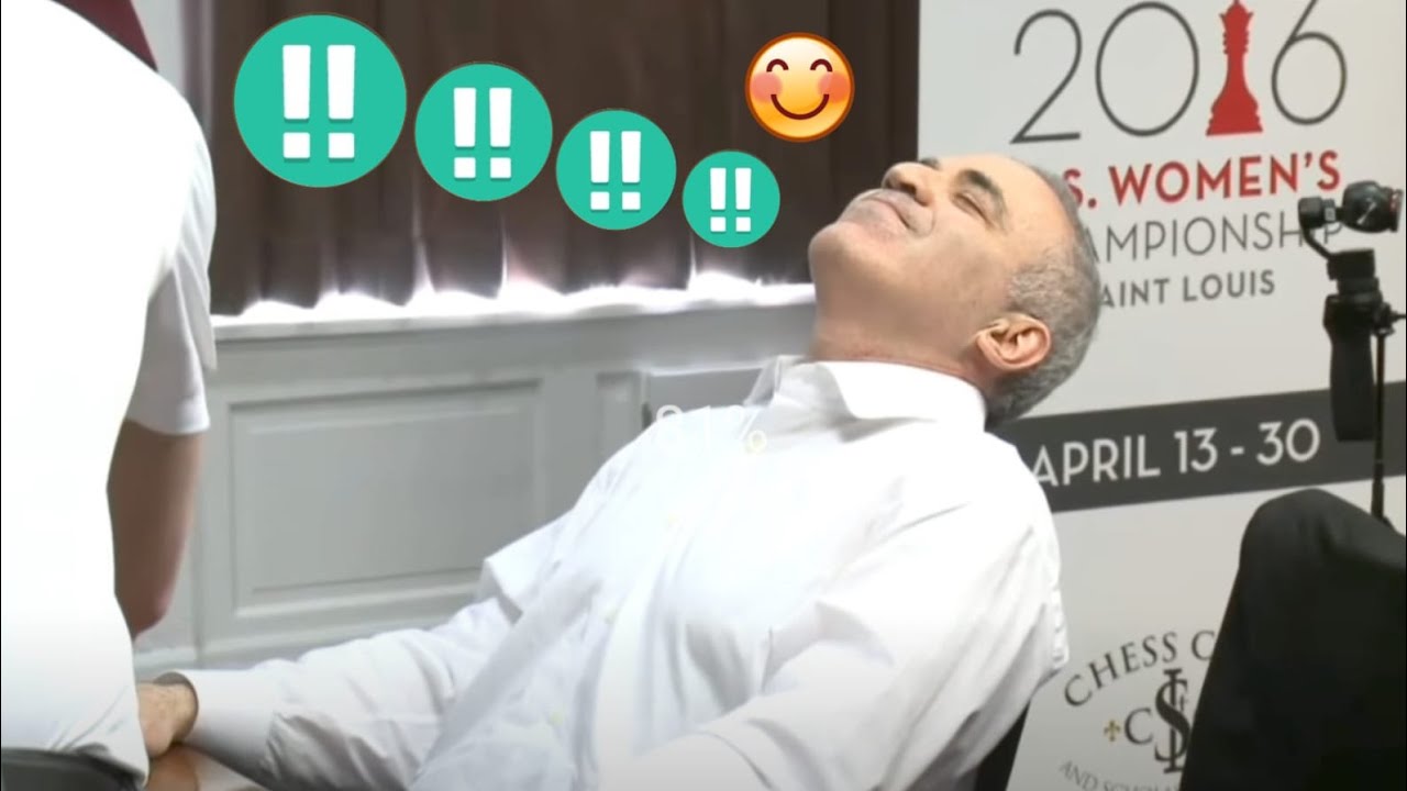 GARRY KASPAROV VS FABIANO CARUANA || World Blitz Chess