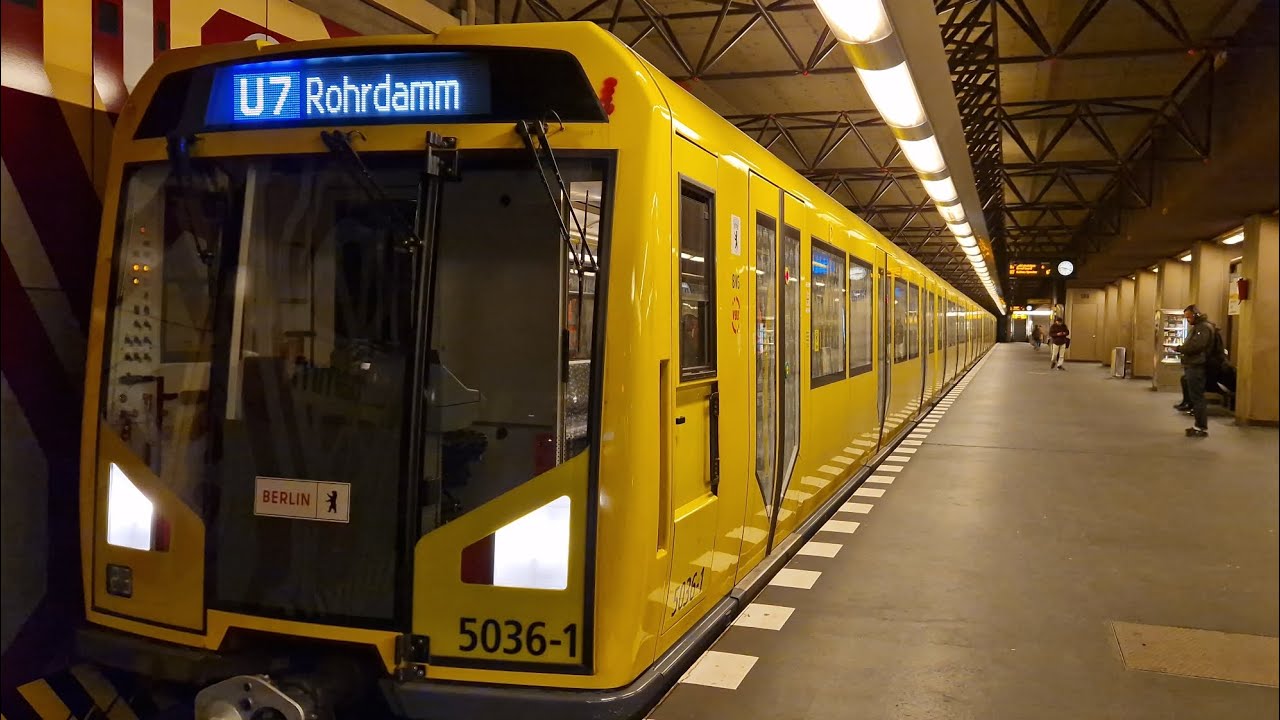Mitfahrt in der U7 von Rudow bis Rohrdamm im H01 5036-1