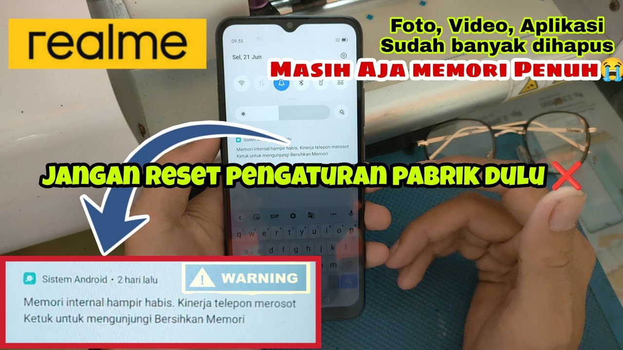 Cara mengatasi memori penuh hp realme all type | 100% Workit
