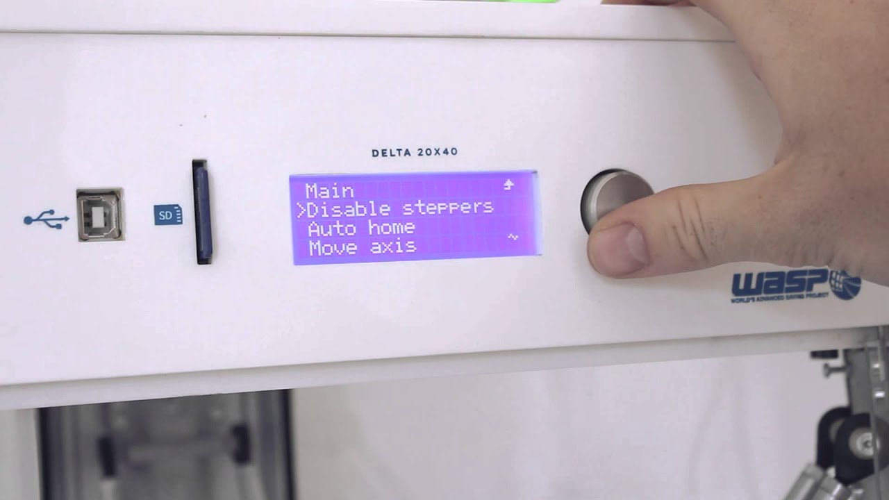 Delta WASP 3D printer  - LDM Extruder - how to print with clay extruder