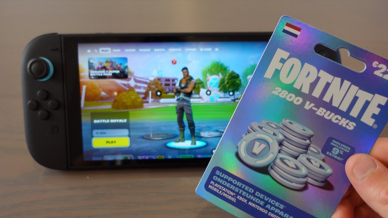 How To Redeem Fortnite V-Bucks Code on Nintendo Switch 2