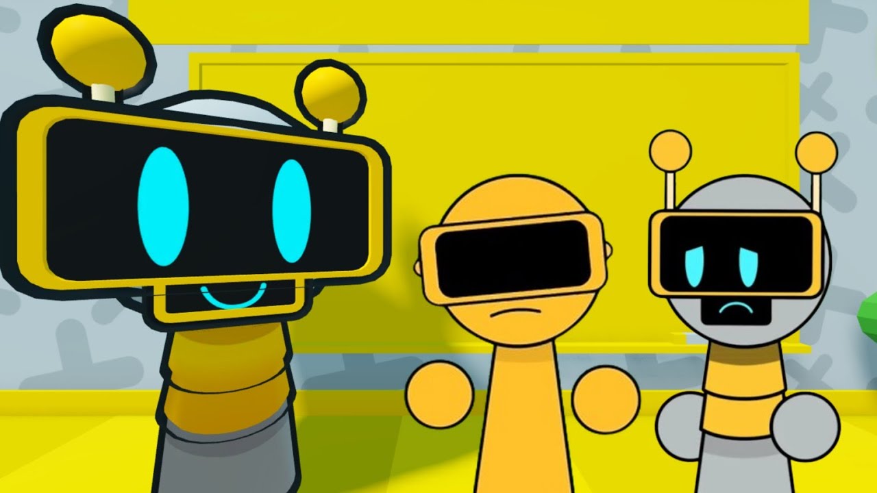 Sprunki Fun Bot & Garnold Played Sprunki Fun Bot School Breakout Obby in ROBLOX | Incredibox Sprunki