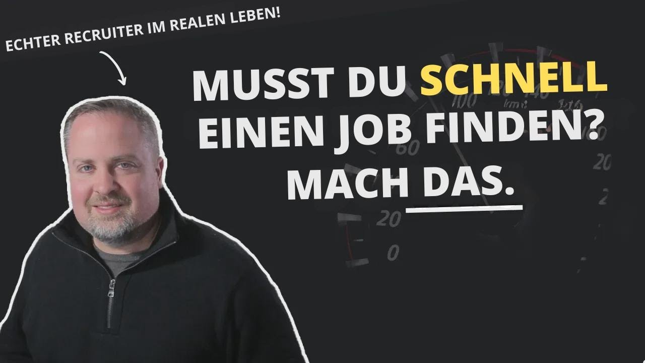 7 Strategien, um schnell einen Job zu finden!