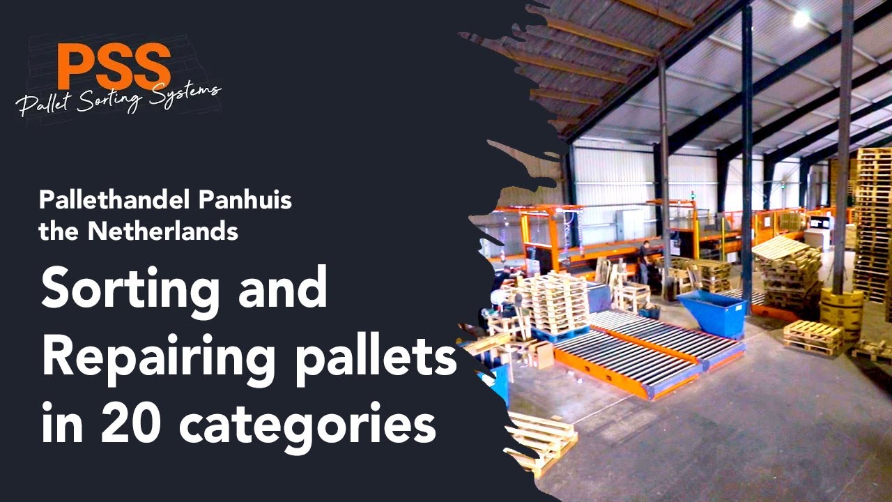 Sorting and repairing pallets in 20 categoriesPallethandel | PSS Panhuis, Netherlands