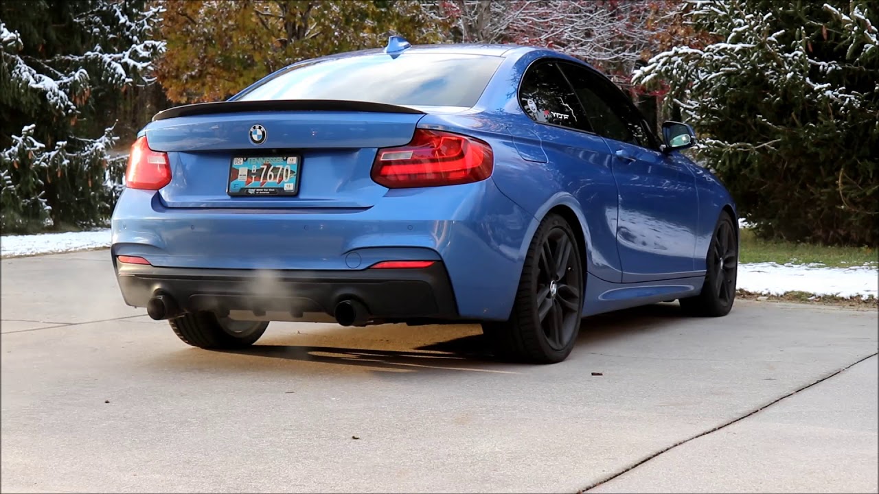 BMW 228i N20 Catless Downpipe, Resonator Delete, M235i M Performance Exhaust