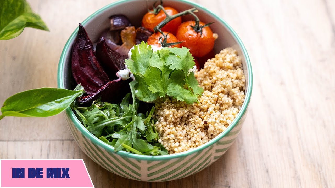 Buddhabowl met rode biet en geitenkaas | In de mix
