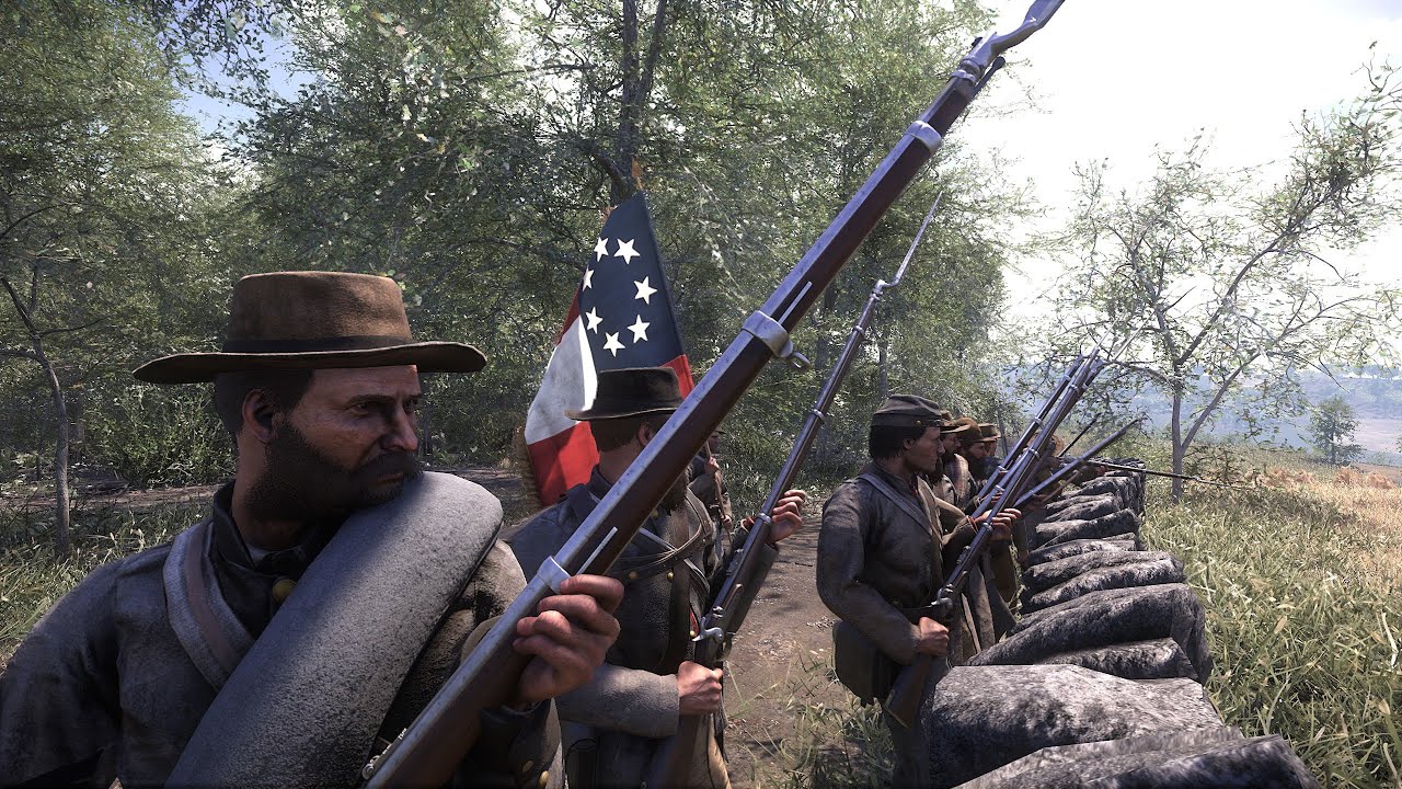 War of Rights - CSA Forest Fighting