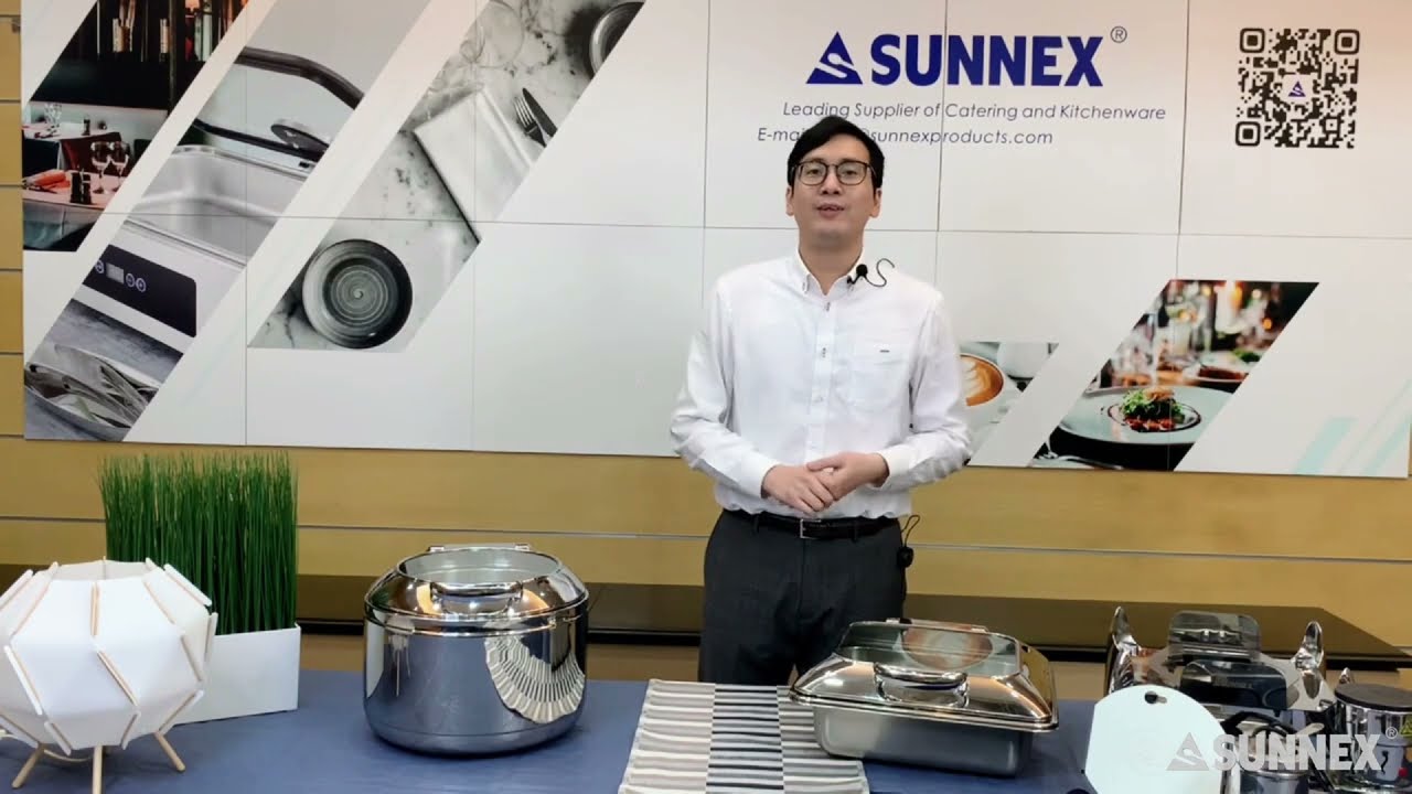 SUNNEX Hot Sale Stainless Steel Vienna Chafing Dish