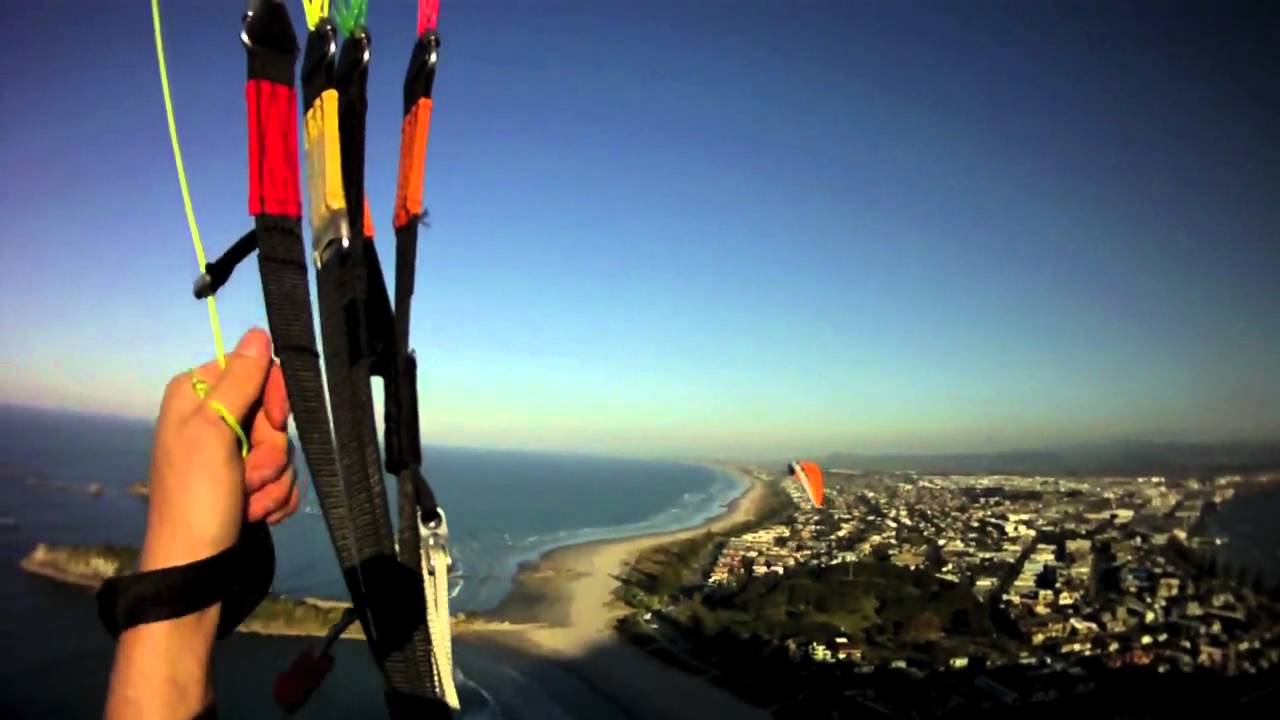 Paragliding with Independence speed flyer ''Draco''and acro glider ''Duke''