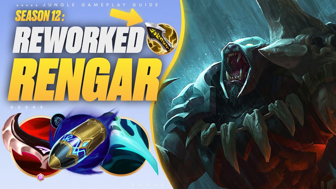 REWORKED RENGAR JUNGLE Is S+ STRONG: How To Carry EVERY Game! | Season 12 Jungle Guide