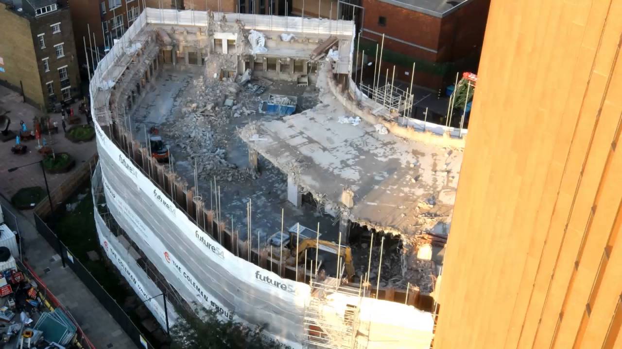 Minories Demolition Timelapse