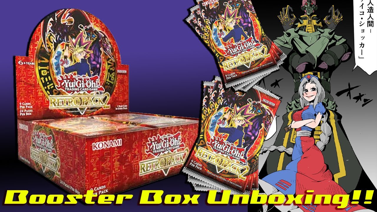 Yugioh Retro Pack 2 BOOSTER BOX Unboxing!! (24 Pack)