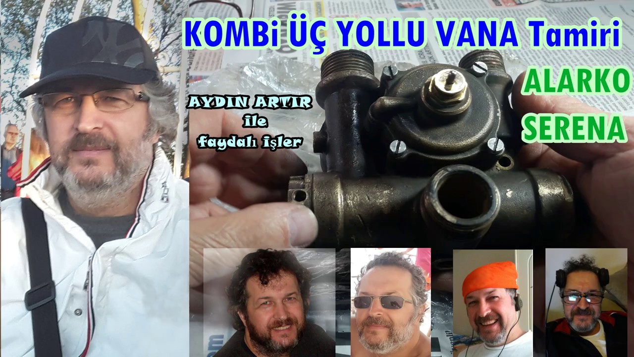 Su kaçıran ve Çalışmayan KOMBİ ÜÇ YOLLU VANA Tamiri Böyle Olur ALARKO SERENA