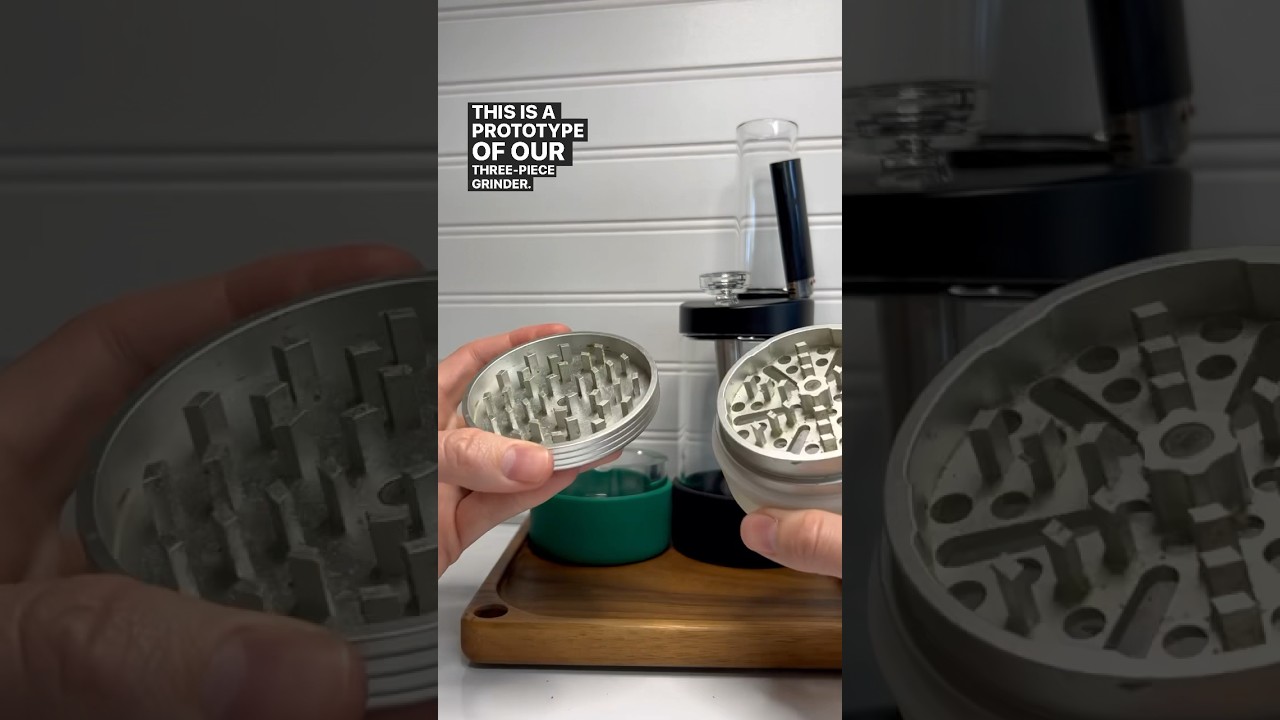 3 piece grinder prototype features🤘🏽🤯🤝🏽 thoughts?
