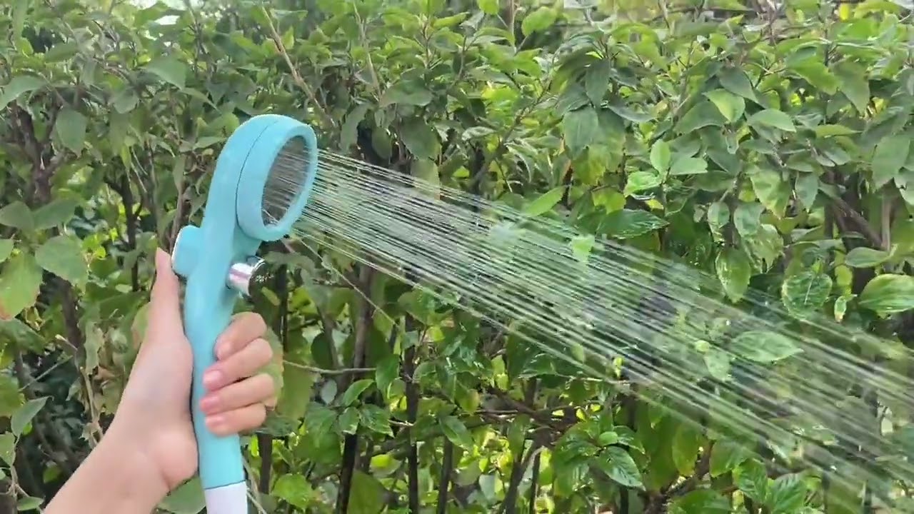WADEO Campingdusche Akku mit Tauchpumpe