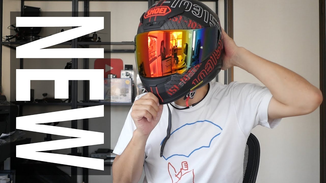軽量なSHOEI Z7でフルフェイスが2.2kg→1.4kgに！