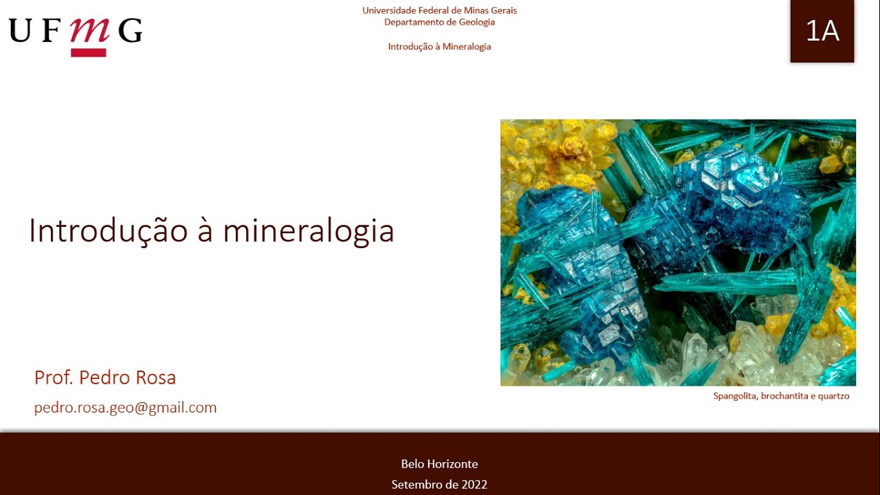 1A  Introdução à mineralogia