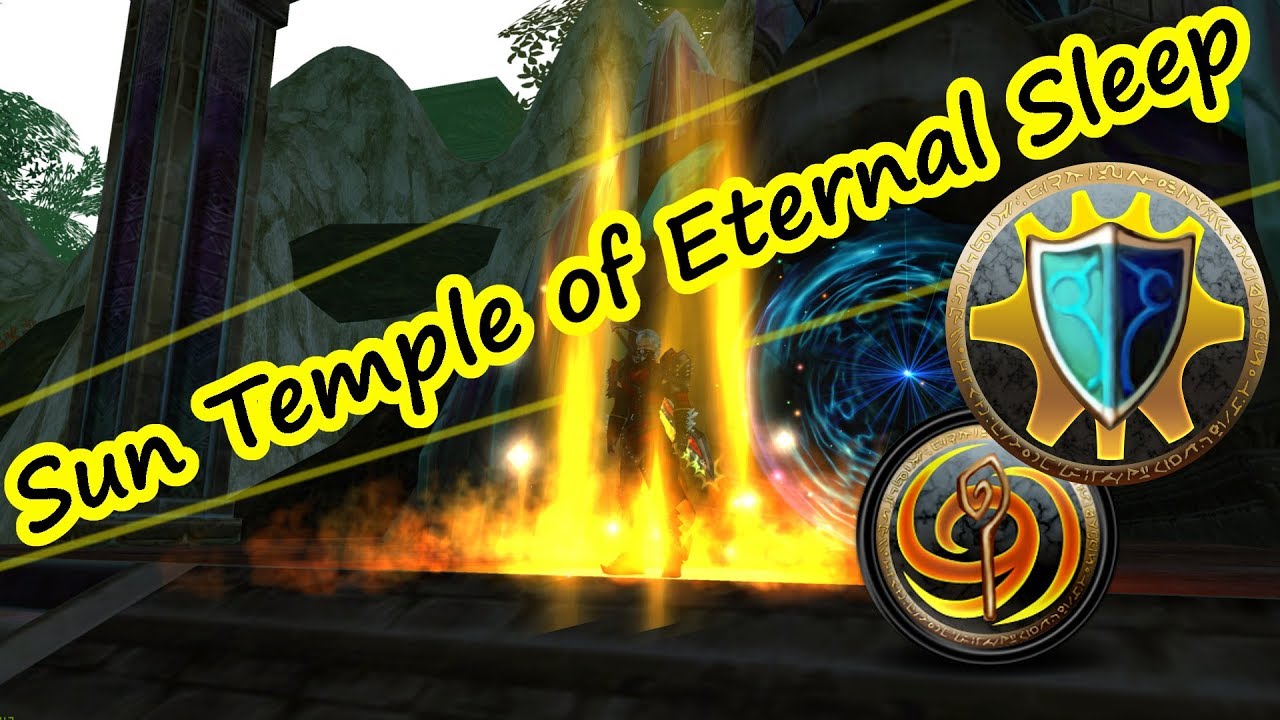 4K / 60FPS - Sun Temple Of Eternal Sleep [easy] - Knight/Mage - Runes of Magic