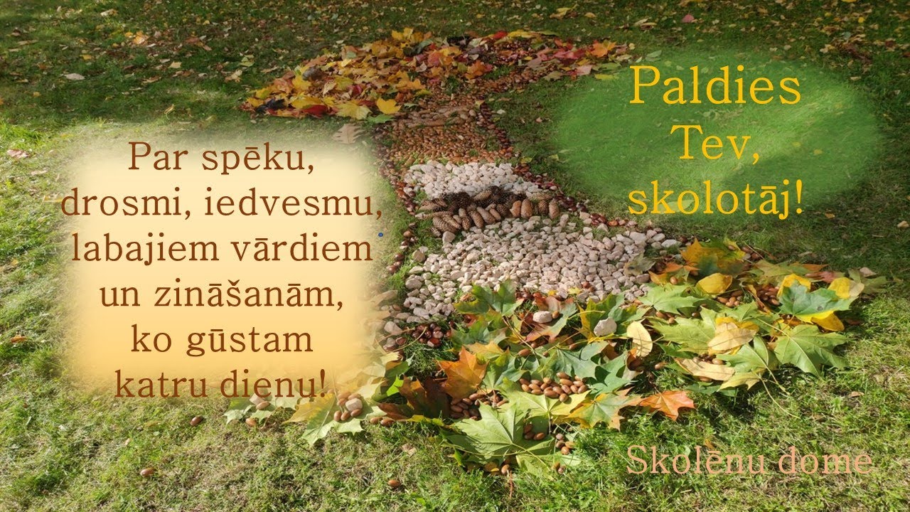 Paldies Tev, Skolotāj!