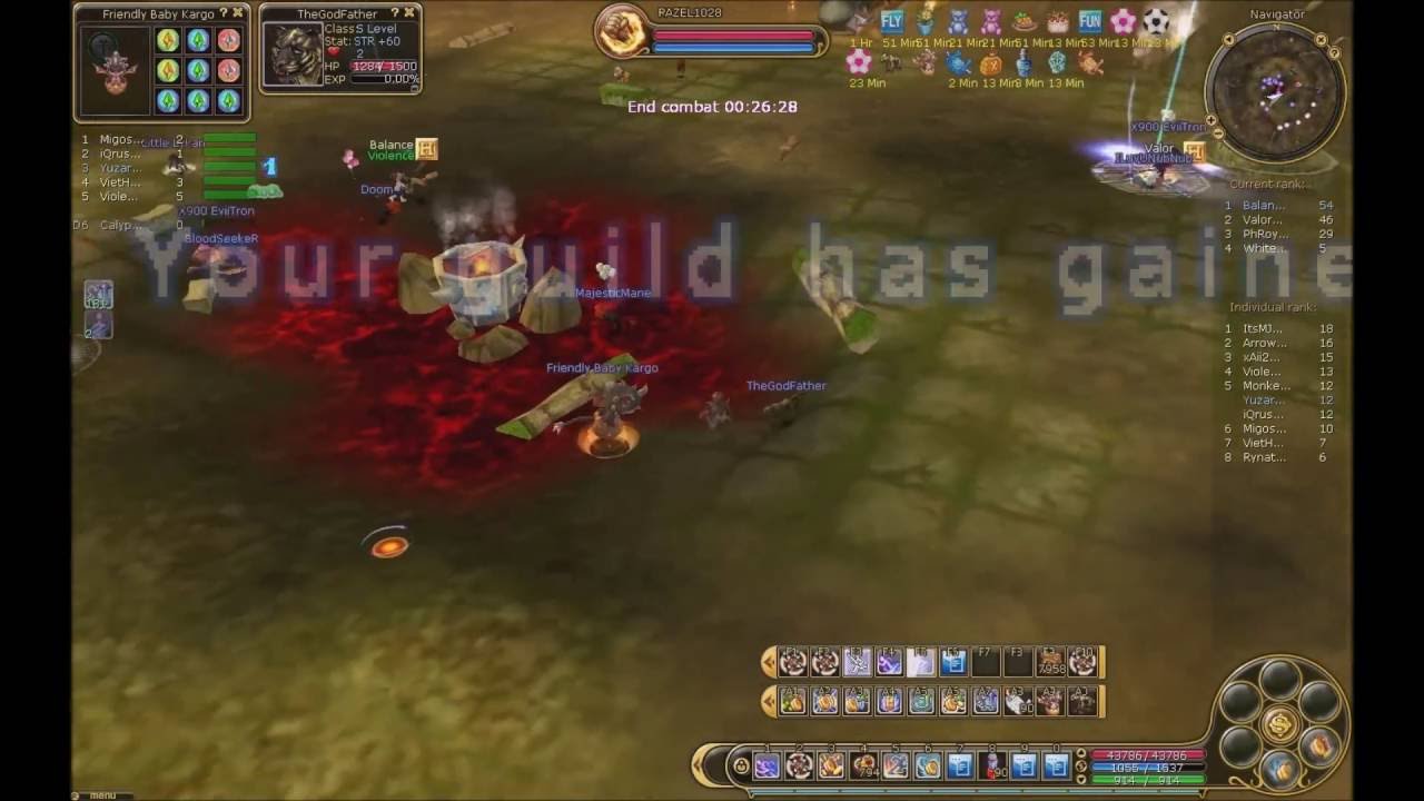 Flyff - Mocomochi Guild Siege - Harlequin PoV - 27/8-16