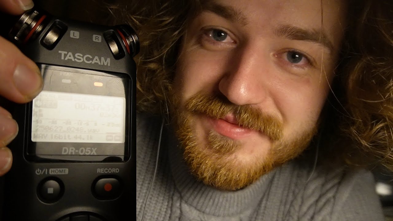 TASCAM Tapping ASMR | Softy and Gently scratching and tapping on the mic