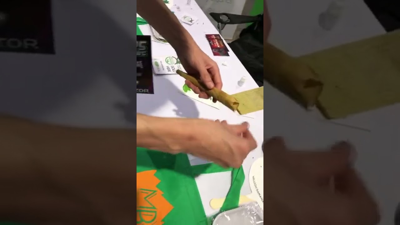 Million Bananas                 Rolling with the roll-able and wrap-cured rolling leaf of banana