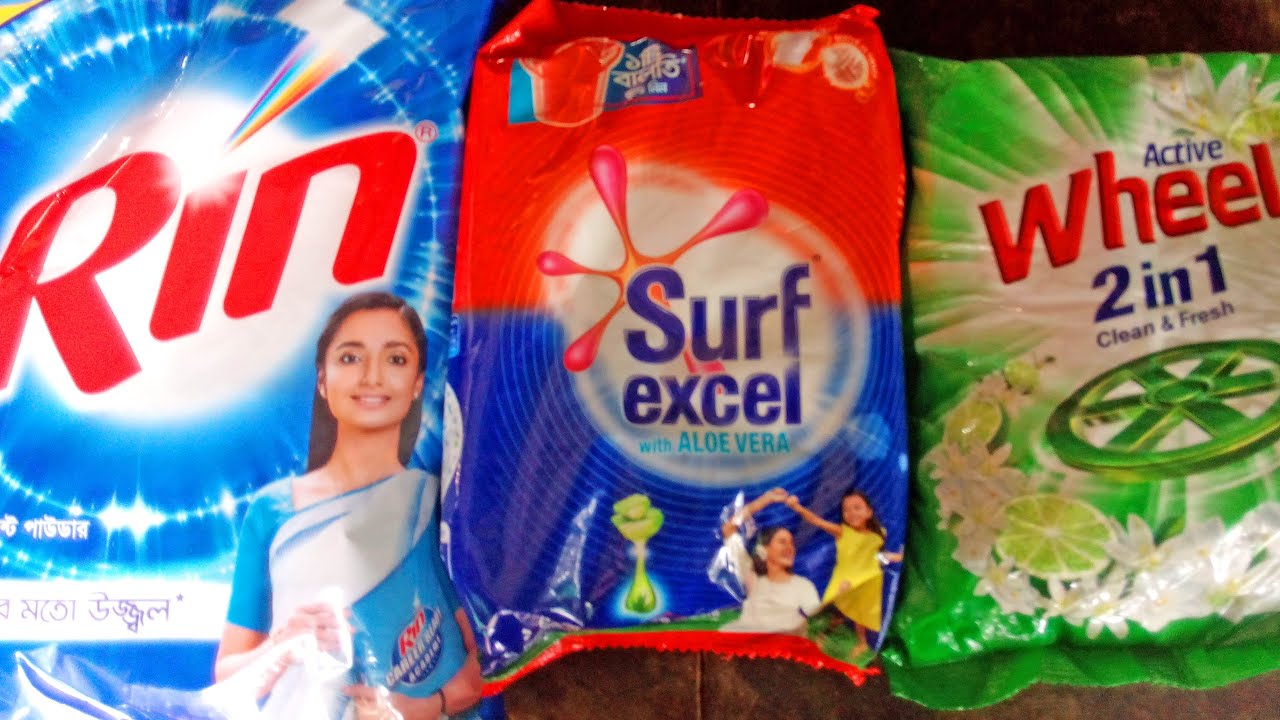 Best Detergent Powders Brand Rin Active Wheel Surf Excel | Best Washing Powder 2021