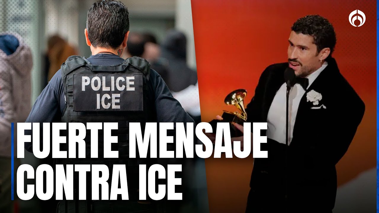 Bad Bunny hace historia en los Grammy como LATINO en EU: Manda mensaje a ICE