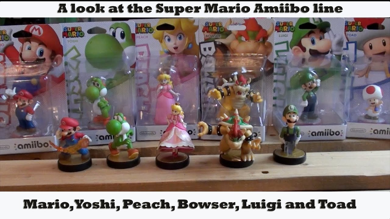 Super Mario Amiibo line - comparison with Smash Amiibo