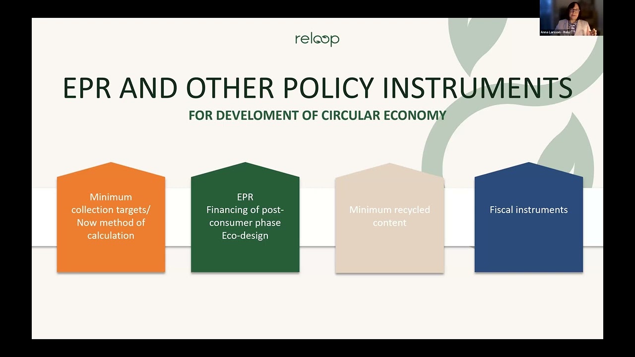 Webinar Series - Packaging EPR schemes: Lessons from Europe
