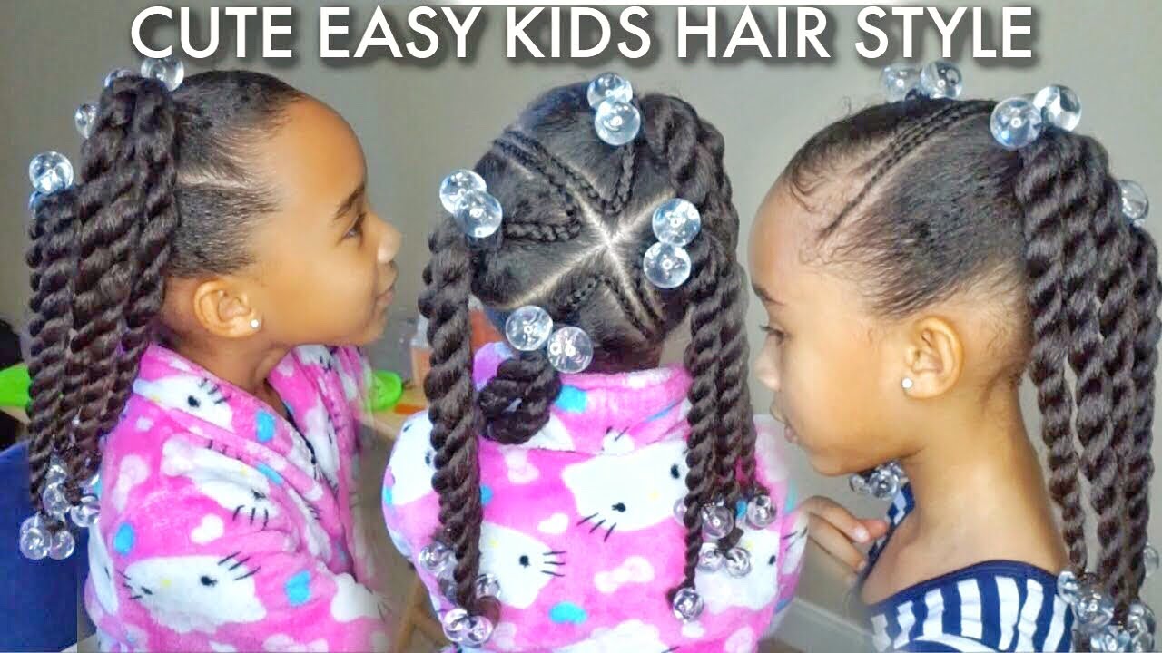 Quick Easy Ponytail Style for Kids