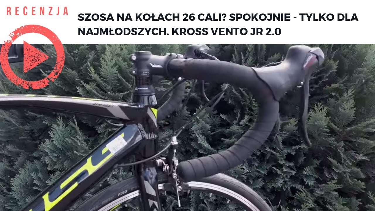 Szosa na kołach 26 cali? Spokojnie - tylko dla najmłodszych. Kross Vento JR 2.0