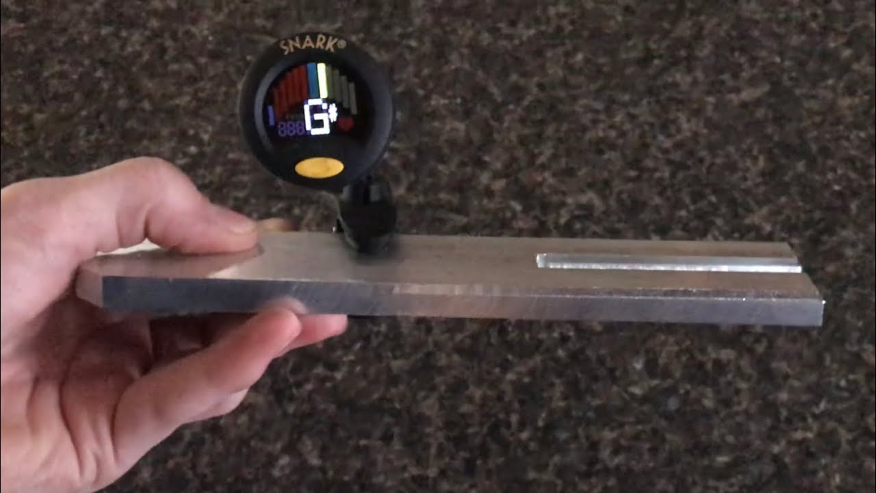 ACCIDENTALLY made a G sharp TUNING FORK