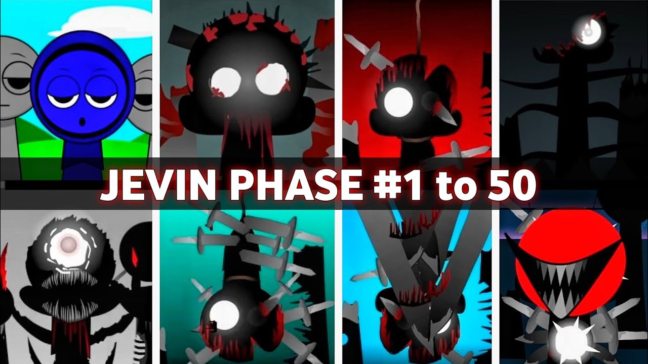 Incredibox - Sprunki phase 1 to 50 JEVIN in ALL Different Mods