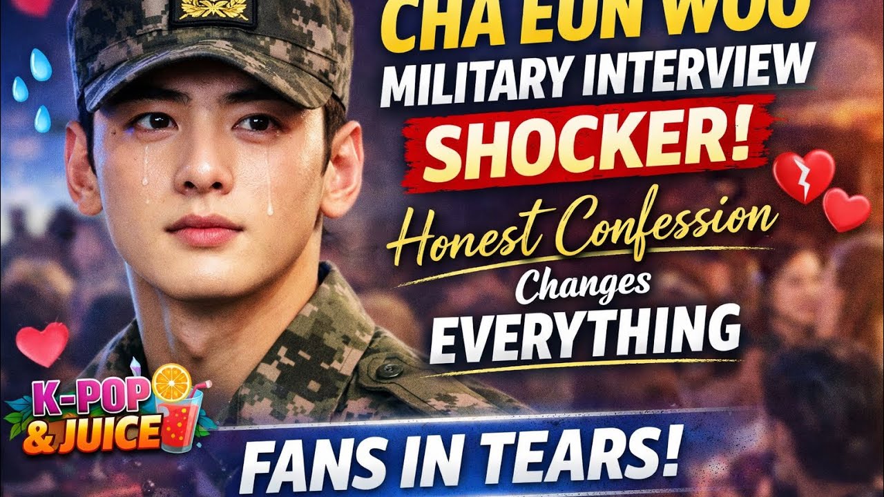 Cha Eun Woo’s Military Interview SHOCKED Fans 😭 | His Honest Words Changed Everything