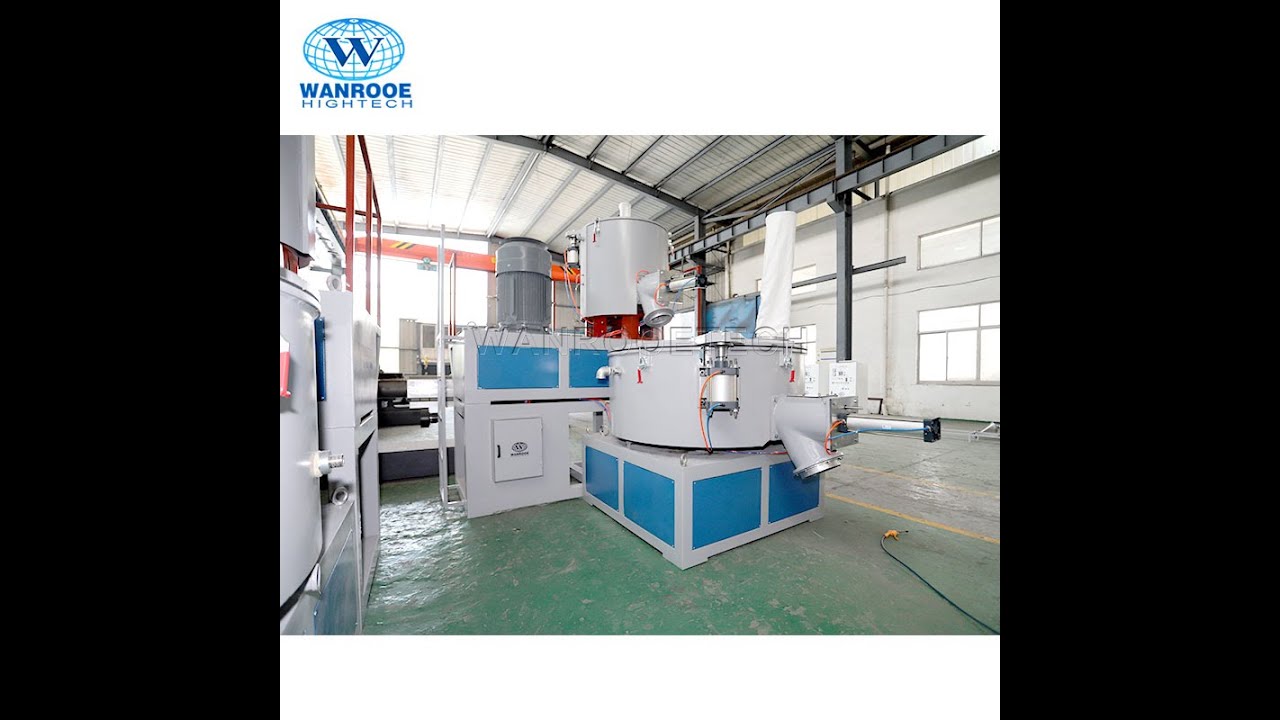 100-5000kg/h High Speed Mixer Unit Hot Mixer and Cold Mixer Machine