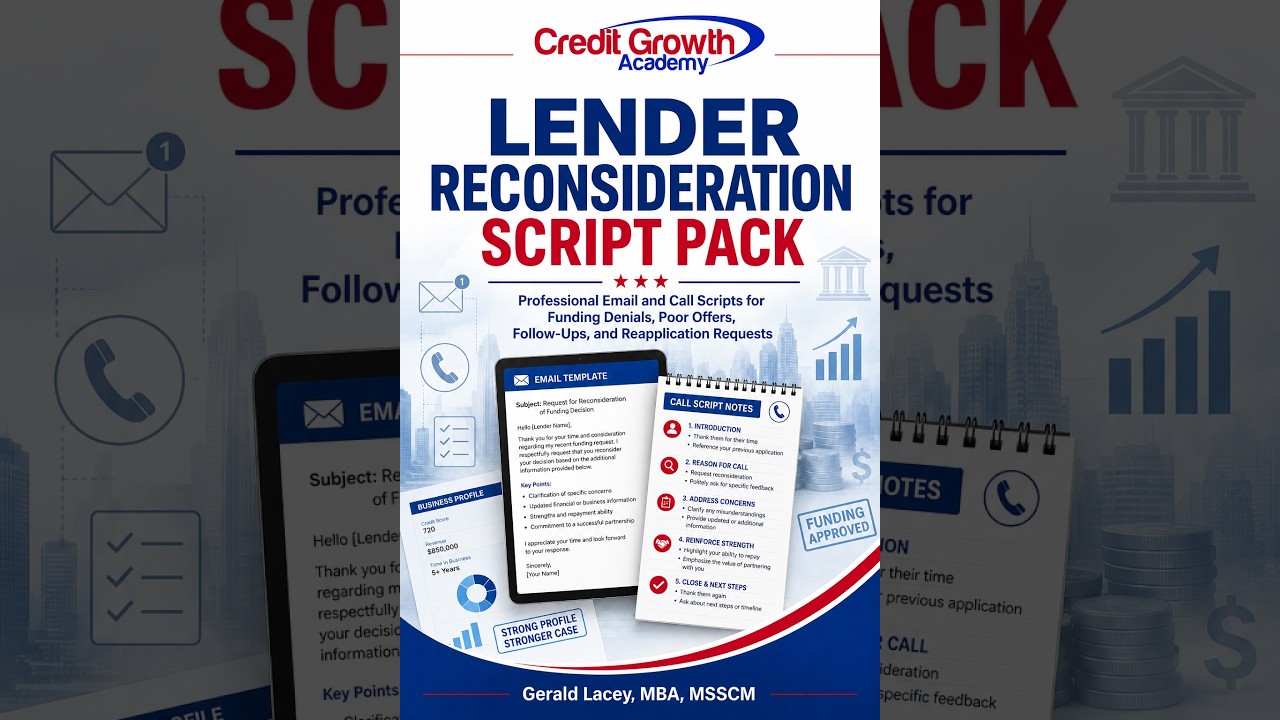 Lender Reconsideration Scripts After a Funding Denial