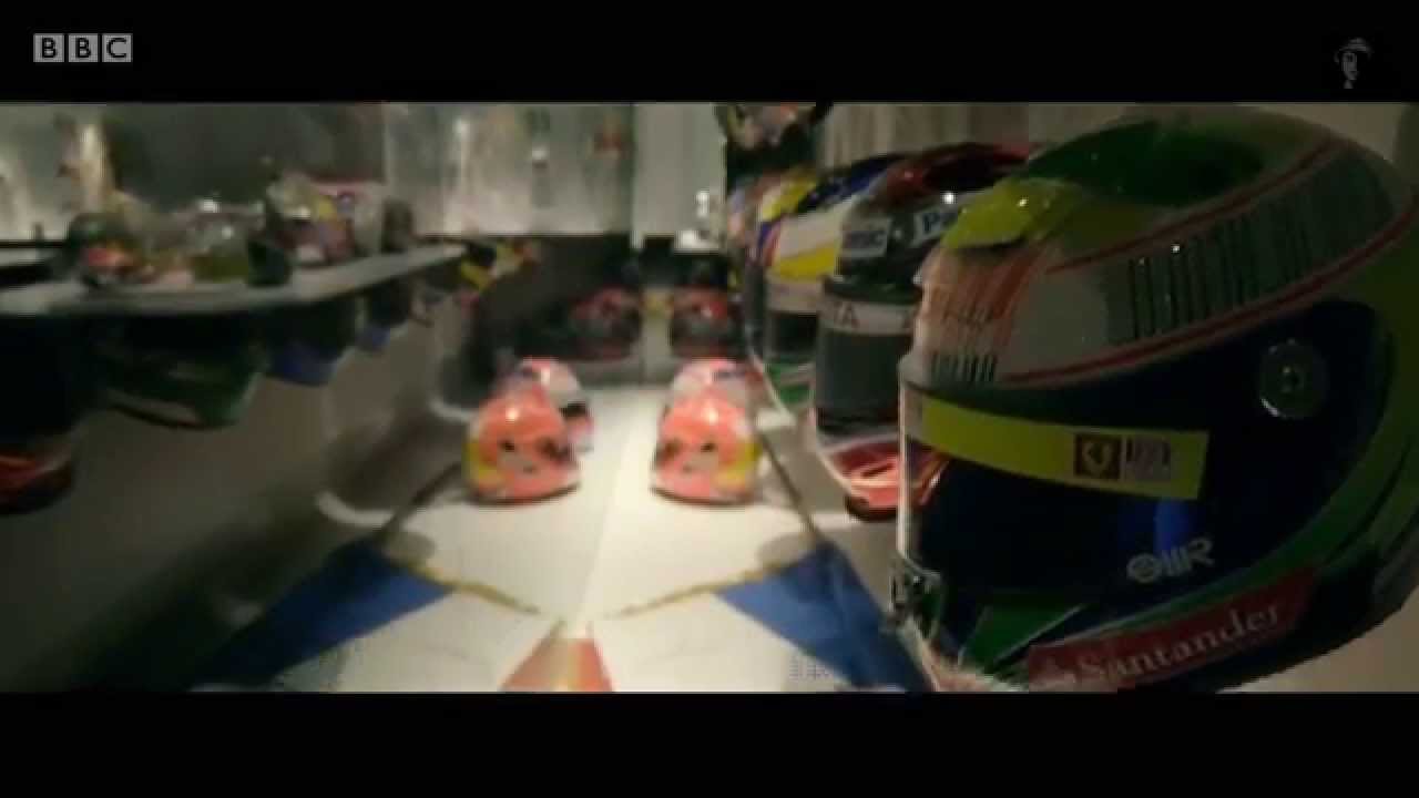 2015 Belgium - Fernando Alonso takes Lee McKenzie on a tour of his museum