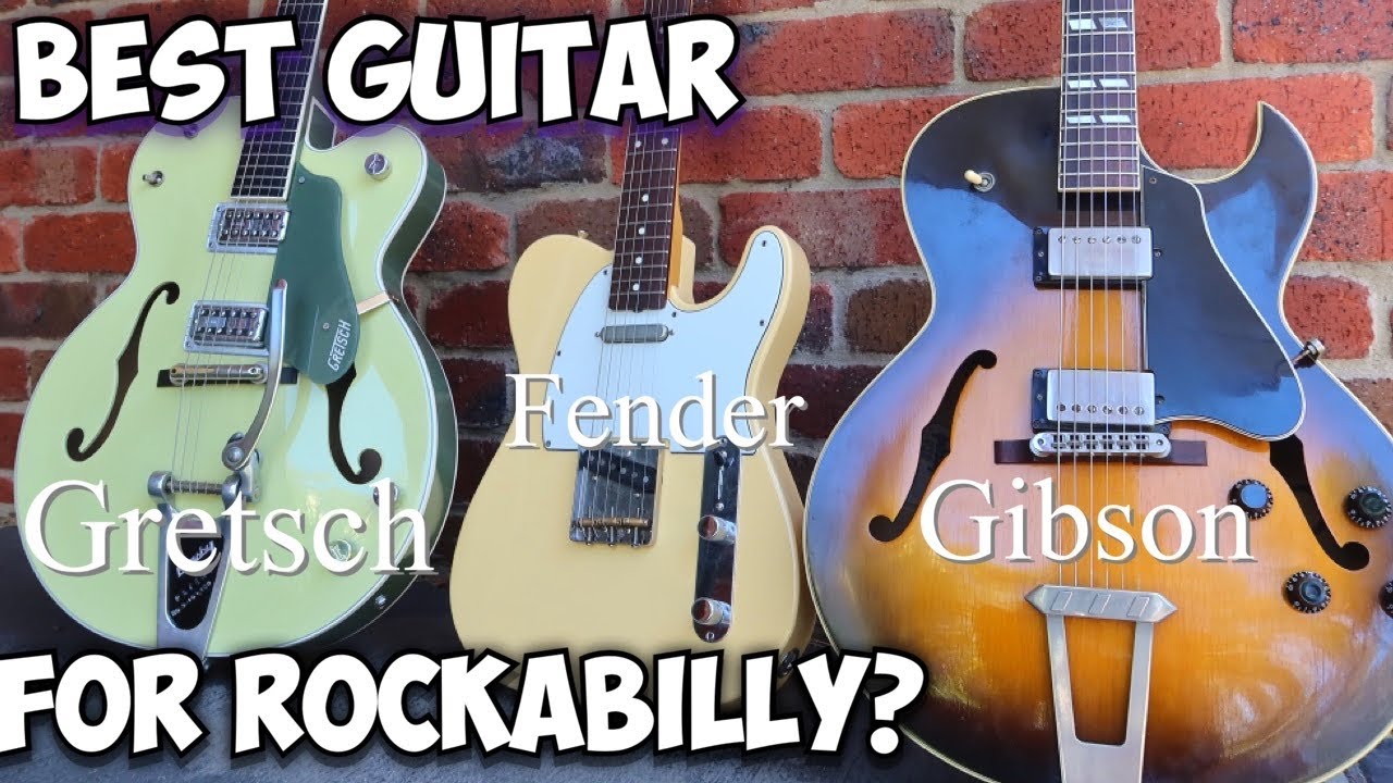 Обзор рок-гитар Fender, Gretsch или Gibson?