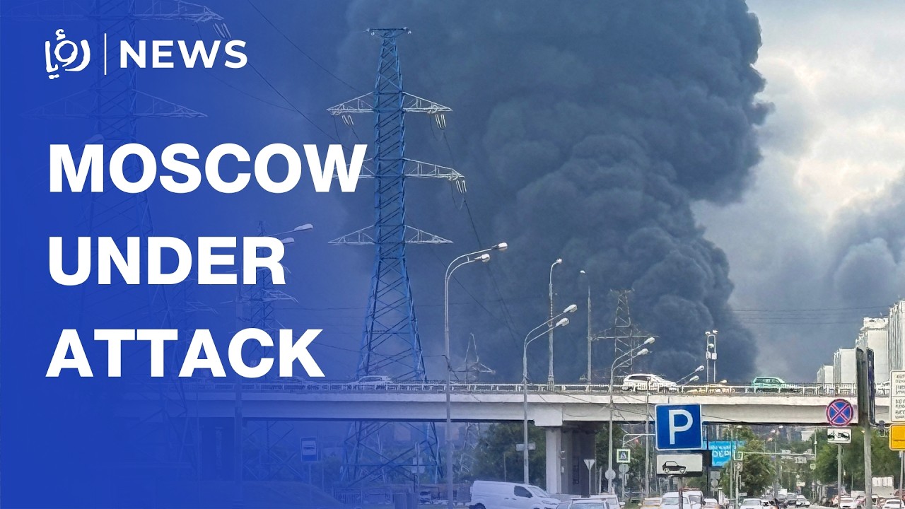 Black smoke covers Moscow neighbourhood after Ukrainian strike