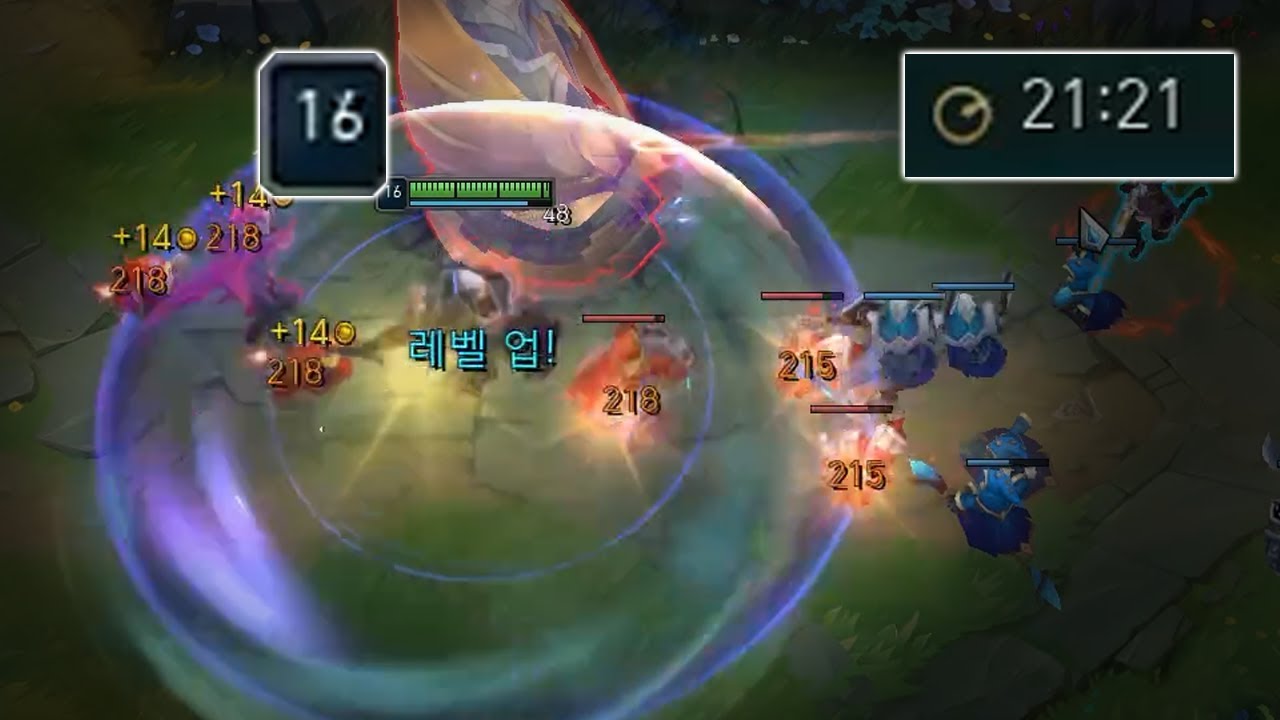 '21분 16렙'  이번 시즌, 다리우스의 성장 속도가 심상치 않다.