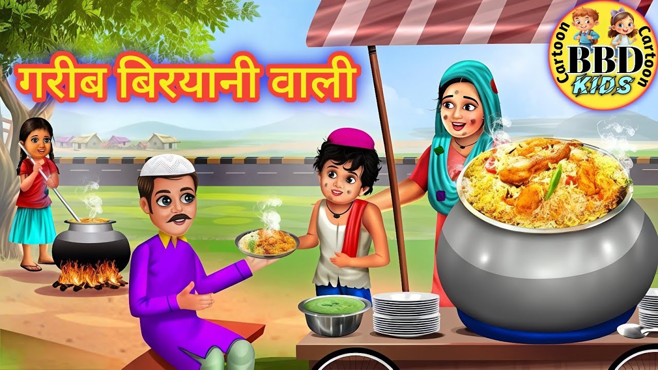 गरीब बिरयानी वाला | Hindi Kahaniyan | Cartoon story | Moral stories || Learning for kids || 2026 New