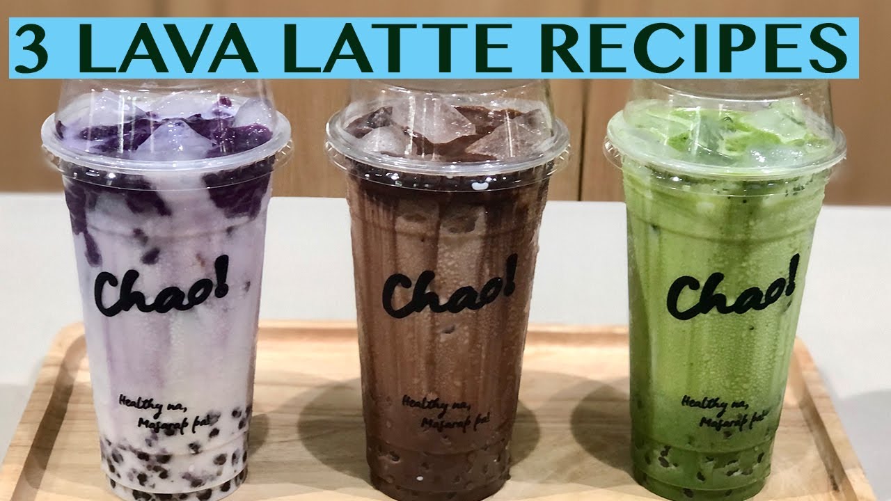 LAVA LATTE SERIES: 3 DELICIOUS RECIPES FOR 22 OZ CUPS